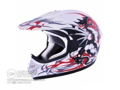 Шлем (кросс) MC 130 Dragon White MICHIRU