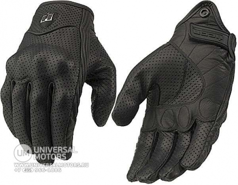 Перчатки ICON PURSUIT BLACK MENS rp2