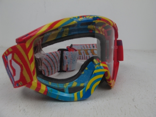 Очки Scott MX RECOIL XI Pro SGL clear works vinyl red/yellow