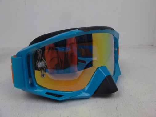 Очки Scott MX TYRANT SGL orange chrome works electric blue