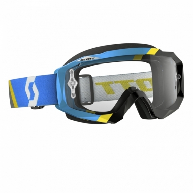 Очки Scott hustle mx asym blue/black clear works
