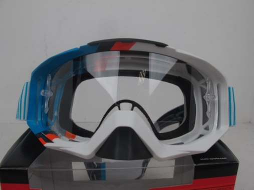 Очки Scott MX TYRANT fade white / blue / clear works