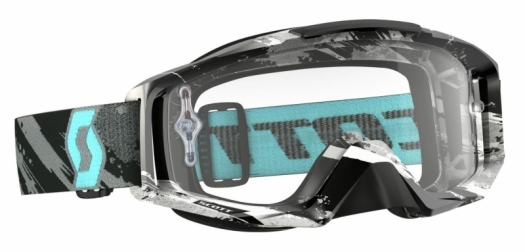 Очки Scott Crossbrille Tyrant Zebra Grey/Turquoise