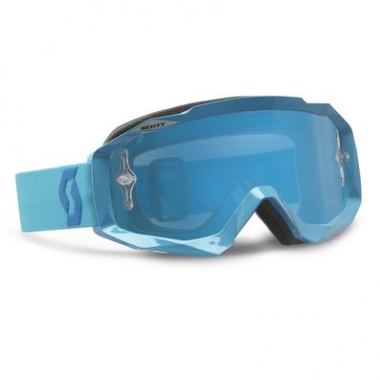 Очки Scott HUSTLE MX Electric blue/electric blue chrome