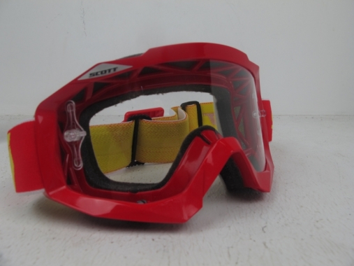 Очки Scott MX Hustle SGL red / clear works