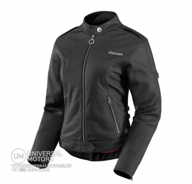 Куртка ICON HELLA LEATHER BLACK