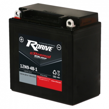 Аккумулятор RDRIVE EXTREMAL SILVER 12N9-4B-1