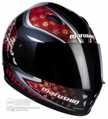 Шлем Marushin 222 ET KEIKAN Black Red