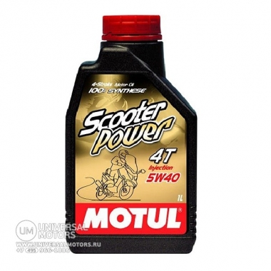 Мотор/масло MOTUL Scooter Power 4Т МА синт. 5W-40 (1л.)