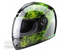 Шлем (интеграл) MI 136 Flame Green MICHIRU