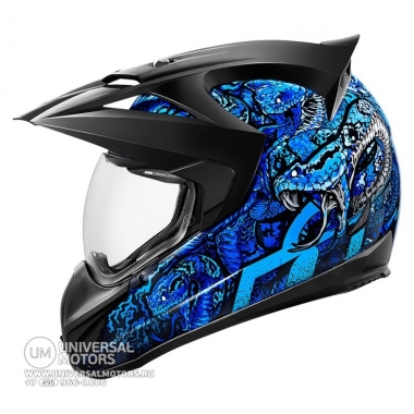 Шлем ICON VARIANT COTTONMOUTH - BLUE