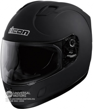 Шлем ICON ALLIANCE SSR Rubatone Solid Black