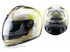 Шлем (интеграл) MI 120 Mechanics Yellow MICHIRU