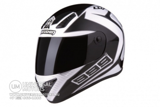 Шлем Marushin 999 RS FUNDO White Black