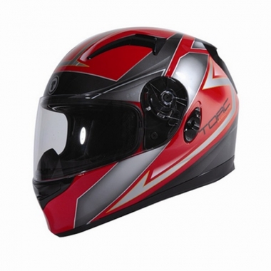 Шлем ТORC T-12 Straight Back Red