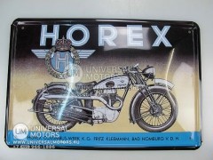 Панно винтажное HOREX (как в МОТО-барах, эстамп (сталь) +краска) 30*20 см