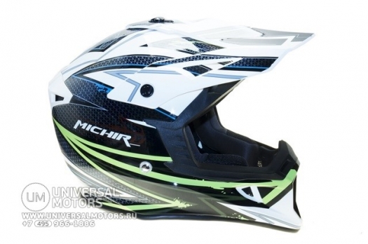 Шлем (кросс) MICHIRU MC 135 Pursuit Black