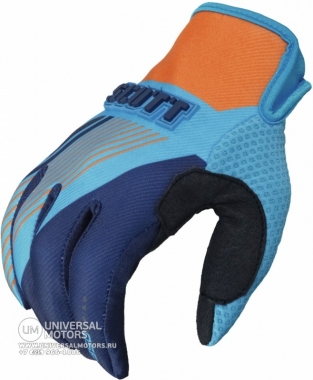 Перчатки Scott 350 Track blue/orange