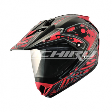 Шлем (эндуро) MICHIRU MC 145 Splash Red