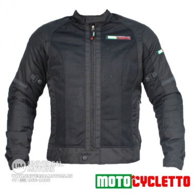 Мотокуртка MOTOCYCLETTO REVITTA BLAKC текстиль