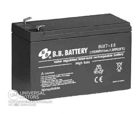 Аккумуляторная батарея BB Battery SH7-12