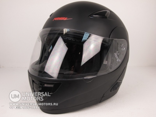 Шлем RSV Saturn, шлем модуляр, чёрный матовый (Black Mat)
