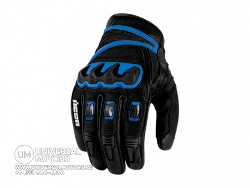 Перчатки ICON COMPOUND SHORT BLUE