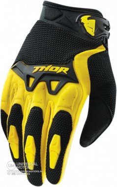 Перчатки THOR SPECTRUM YELLOW YOUTH